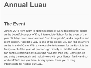 Capture FOR HABILATIT FUNDRAISING